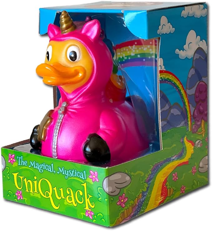 CelebriDucks - UniQuack - Floating Rubber Ducks - Collectible Bath Toy Gift for Kids & Adults of All Ages