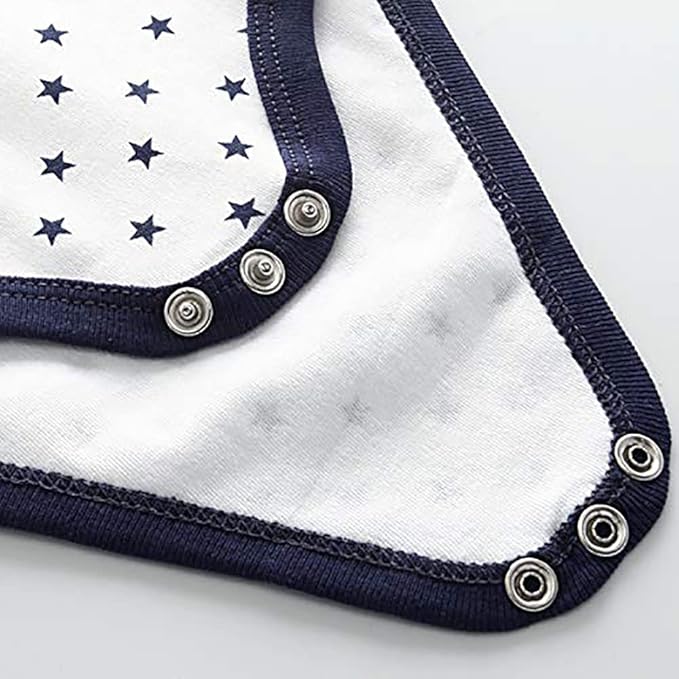 Chamie Newborn Baby Cute Design Bodysuit Short Sleeve One-Piece Baby Clothes for Boys and Girls