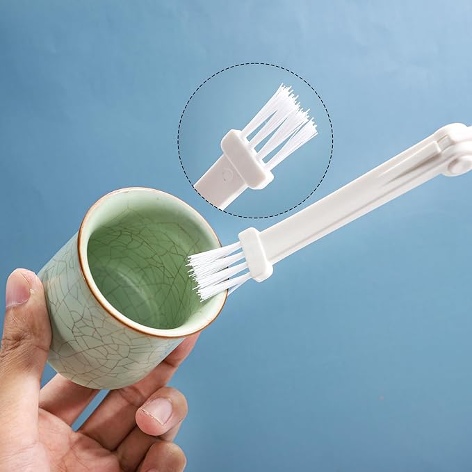 3 Pcs Bottle Brush Cleaning Set,Straw Cleaner Brush Water Bottle Brush for Bottles, Tumblers, Drinking Glasses, Strews