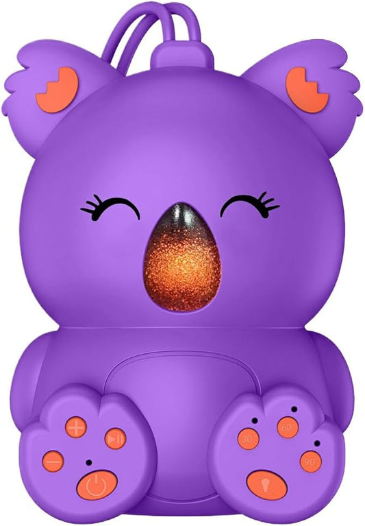 White Noise Machine with Bluetooth Speaker | Portable Baby Sound Machine Non-Looping Music Aid with Timer for Sleep, Nursery, Travel, Home & Car