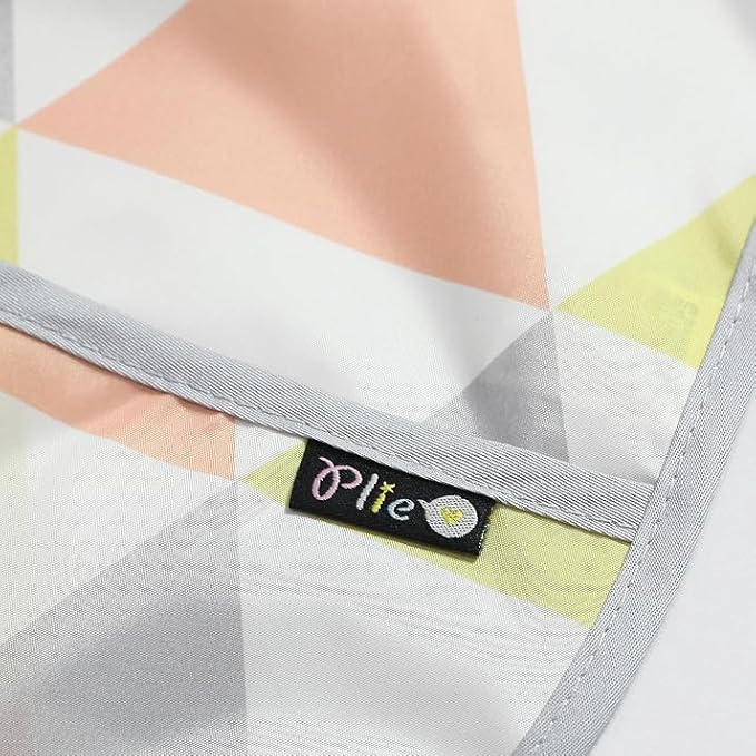 Full Coverage Waterproof Feeding Bib for Toddlers – Extra Long Apron Bib for Mealtime, Self-Feeding, BPA-Free