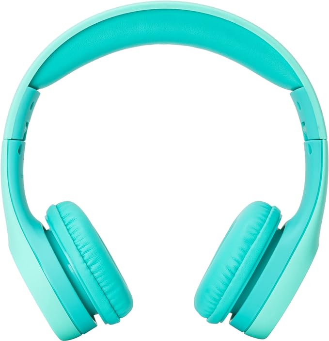 Snug Play+ Kids Headphones – Volume Limited 93dB for Safe Listening – Foldable, Durable Headphones for Toddlers, Boys & Girls – Tangle-Free Cord – Ideal for Travel, School, Tablets - Aqua