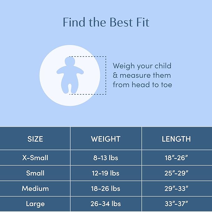 SleepingBaby Zipadee-Zip Transition Swaddle - Cozy Baby Swaddle Blanket with Zipper Convenience - Roomy Wearable Blanket for Easy Diaper Changes - Classic Mint, X-Small (3-6 Month)