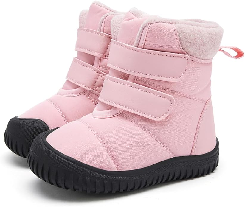 BMCiTYBM Toddler Baby Winter Snow Boots Boy Girl Faux Fur Warm Non Slip First Walking Infant Shoes