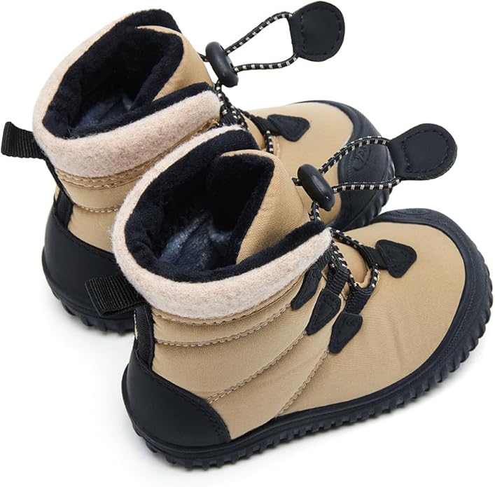 BMCiTYBM Toddler Baby Winter Snow Boots Boy Girl Faux Fur Warm Non Slip First Walking Infant Shoes
