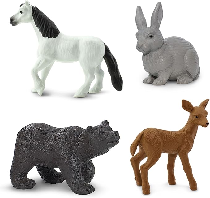 Safari Ltd. Fairy Tale Animals TOOB - Figurines of Unicorn, Dragon, Frog, Wolf, Rabbit, Doe, White Stallion, Bear, Mouse, Bluebird, and Fox - Play Toys for Boys, Girls & Kids Ages 3+