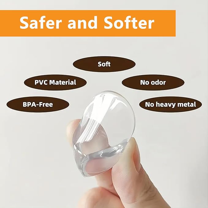 16 PCS Corner Protector Baby T-Shape, Clear Table Corner Protectors Baby Proofing Baby Safety Products Baby Proof Corners and Edges Furniture Corner Protector