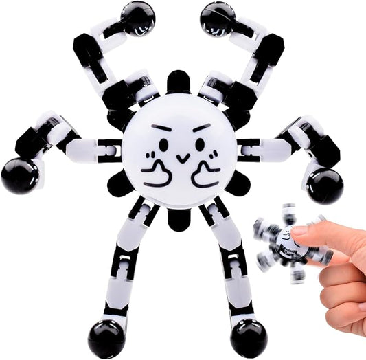 Transformable Fidget Spinners Toys for Adults and Kids,Cool Fingertip Gyros Gifts for Chrismas Birthdays Stocking Stuffers,Teens Sensory Travel Toy for Boy Girls ADHD Autism Relief Stress