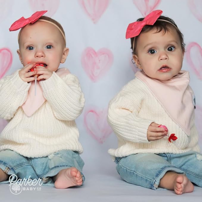 Parker Baby Bandana Drool Bibs 8 Pack Baby Bibs for Boys, Girls, Unisex - Soft & Stylish Teething Bibs for Babies