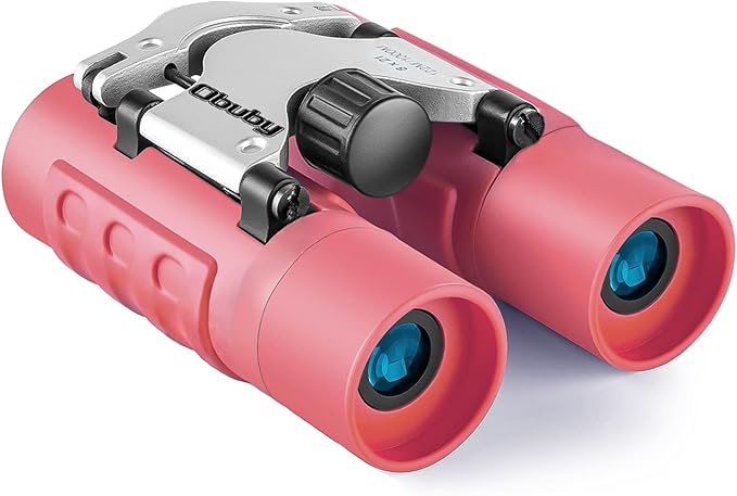 Obuby Real Binoculars for Kids Gifts for 3-12 Years Boys Girls 8x21 High-Resolution Optics Compact Toy Binocular for Bird Watching,Travel, Camping