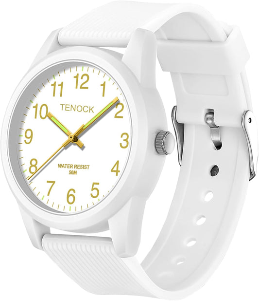 Kids Analog Watches for Girls Boys Watches with Soft Band Learning Time 50M Waterproof Children Watch Easy to Read for Ages 4-12 Kids Gift