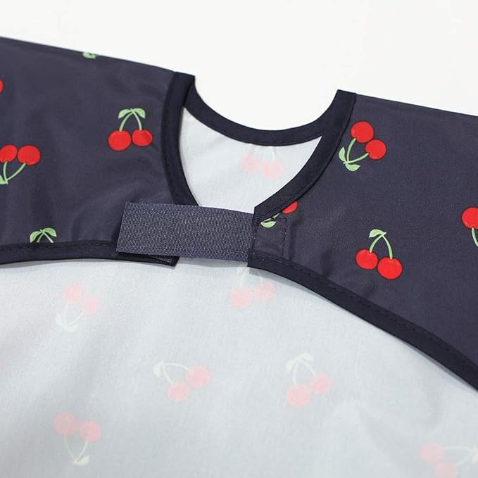 Long Sleeve Waterproof Bib for Toddlers – Feeding Smock for Baby Mealtime, Self-Feeding, Painting & Messy Play, BPA-Free