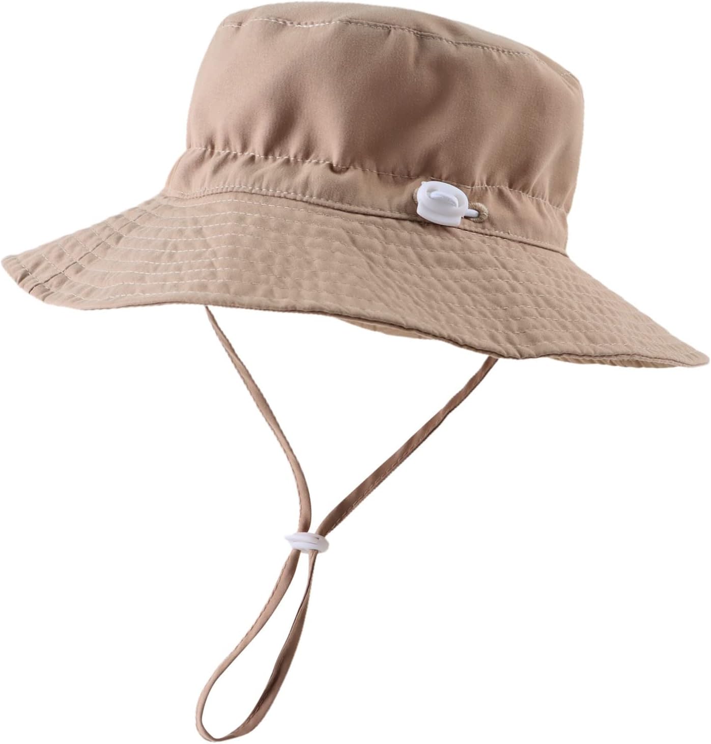 Peecabe Summer Baby Sun Hat for Boys Girls UPF 50+ Wide Brim Toddle Bucket Hat Adjustable Baby Beach Cap 0-8 Years