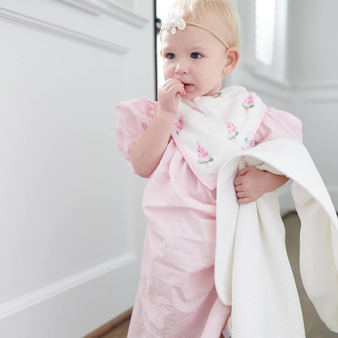 GooseWaddle Luxury Knit Baby Blanket (30”x40”), Premium Comfort from Ultra Soft Fabrics That Get Softer with Use, Perfect for Any Infant Nursery, Boy or Girl, Machine Washable (White)