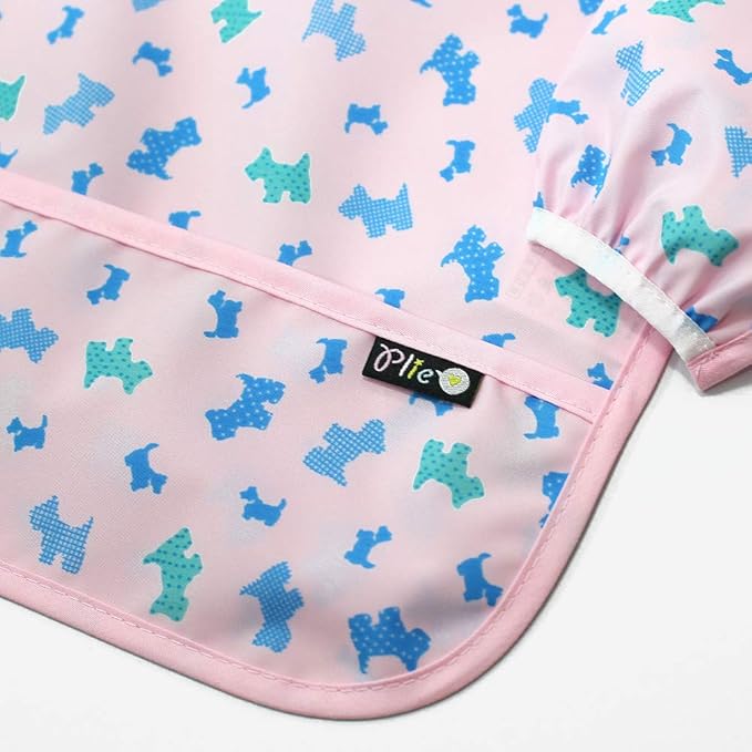 Long Sleeve Waterproof Bib for Toddlers – Feeding Smock for Baby Mealtime, Self-Feeding, Painting & Messy Play, BPA-Free