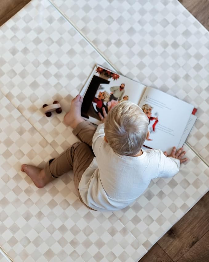House of Noa Foldable Baby Tumbling Mat – Foldable Kids Play Mat | Durable, Stylish, and Cushioned Design