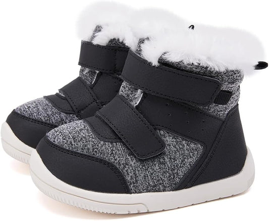 BMCiTYBM Toddler Baby Winter Snow Boots Boy Girl Faux Fur Warm Non Slip First Walking Infant Shoes