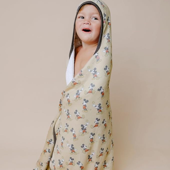 Premium Big Kid Hooded Towel "Mickey Mouse" by Copper Pearl