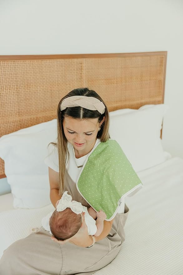 Copper Pearl Baby Burp Cloth Large 21''x10'' Size Premium Absorbent Triple Layer 3-Pack Gift Set Teacher