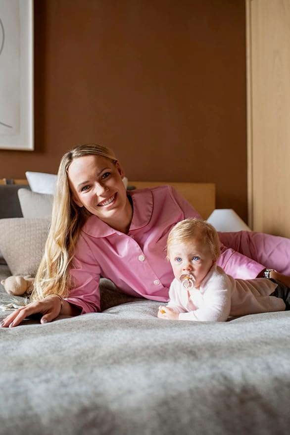 BIBS Boheme Pacifiers 2 Pack BPA Free Cherry Shape Nipple | White/Sunshine | Size 6-18 Months