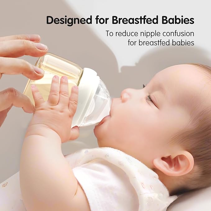 Silicone Natural Response Nipples, Fast Flow (L), 6+ Months, 4 Counts