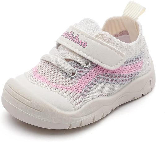 LIZISHU Baby Shoes Infant Boys Girls Knitted Mesh First Walking Shoes Breathable Non-Slip Toddler Sneakers for 6-24months