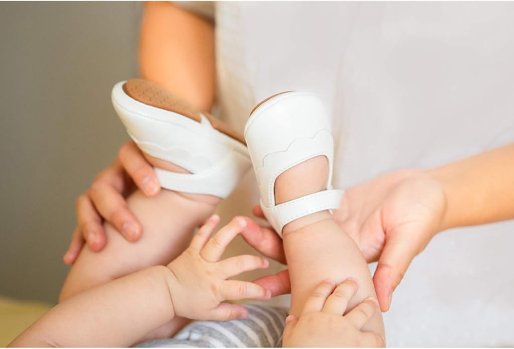 Soft Sole Baby Shoes - Infant Baby Walking Shoes Moccasins Rubber Sole Crib Shoes