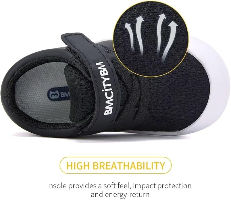 BMCiTYBM Baby Sneakers Girls Boys Lightweight Breathable Mesh First Walkers Shoes 6-24 Months