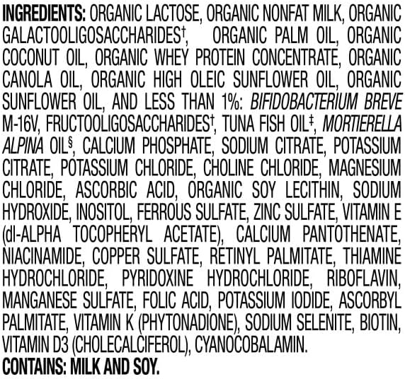 Happy Baby Organics Stage 1 Infant Formula, 0 12 Months, Milk Based Organic Baby Formula Powder with Iron, Probiotics & Prebiotics for Immune & Digestive Support, 22.9 Ounce (Pack of 4)