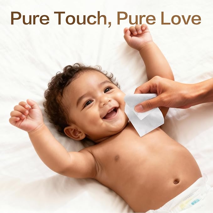 Winner 100% Cotton Dry Wipes, USDA Certified Baby Wipes, Soft & Gentle, Hypoallergenic & Unscented for Baby Sensitive Skin, Use Wet/Dry for Diaper Changes, Meals & Cleanup, 600 Count, Pack of 6