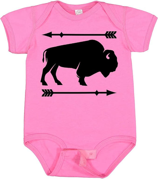 inktastic Buffalo Cute Animal Western Baby Bodysuit