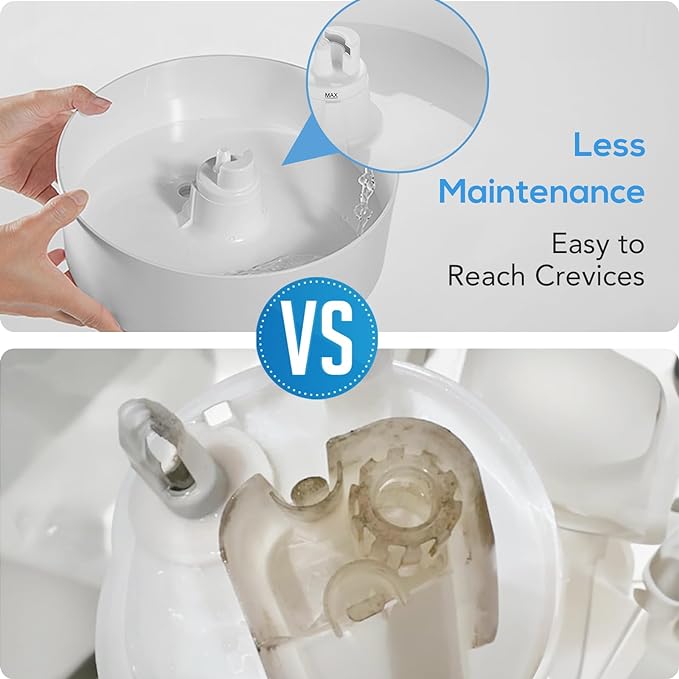 Humidifiers Easy to Clean,Essential Oil Diffuser, Colorful Light,Ultrasonic Top Fill Cool Mist Humidifiers for Bedroom Baby Plants,Ultra Quiet,Last up to 20 Hrs,1.6L,Levoair