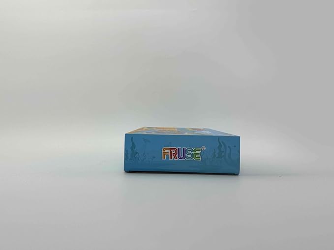 FRUSE Ocean Sensory Bin,Play Sand Art Kit with 2.2lbs Play Sand,12 Sea Animal Toys,Sand Molds,Role Play Beach Toy Sandbox Toys for Toddlers 3 4 5 6 7