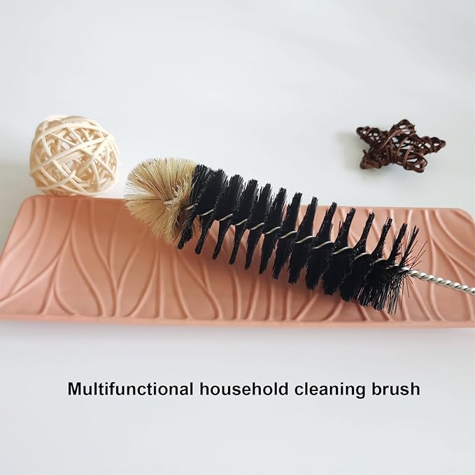 16" Water Bottle Brush for Cleaning, Dokpod Long Handle Bottle Cleaner Brush, Narrow Bottles Scrubber Brushes, Hummingbird Feeder Cleaning Brushes, Cup Cleaner Brushes, for Meat Grinder, for Pipe