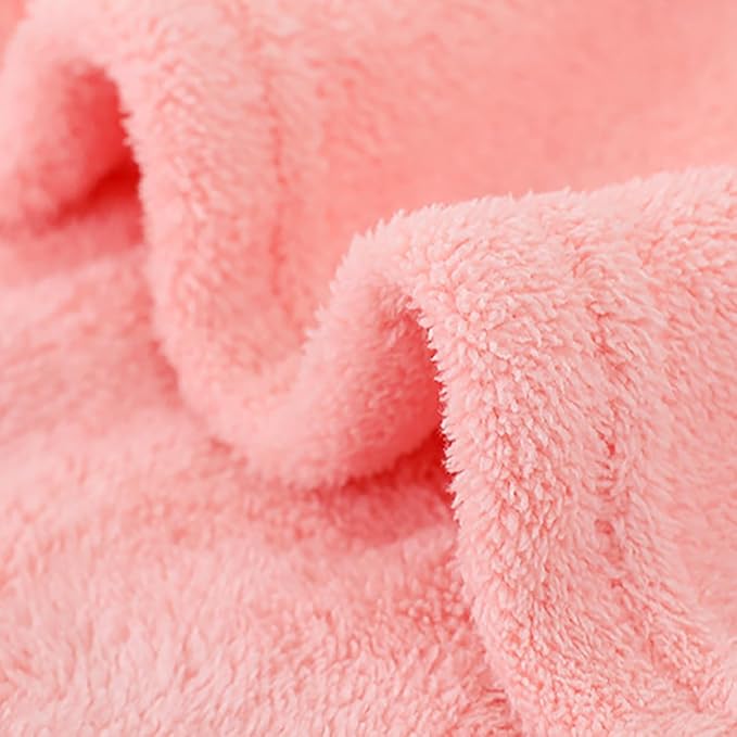 ROMASA Baby Hooded Bath Towel Ultra Soft and Absorbent Toddlers Bathrobe Newborn Blanket Shower Gifts (Pink Mouse)