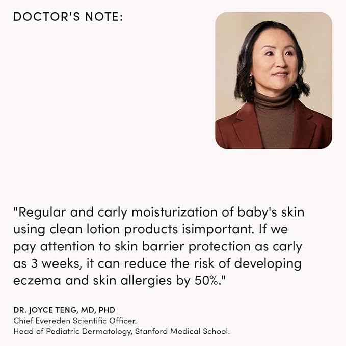 Evereden Moisturizing Baby Lotion for Newborn 6.7 oz. | Lightweight & Non-Greasy Toddler Lotion | Clean & Gentle Baby Care | Non-toxic & Fragrance Free