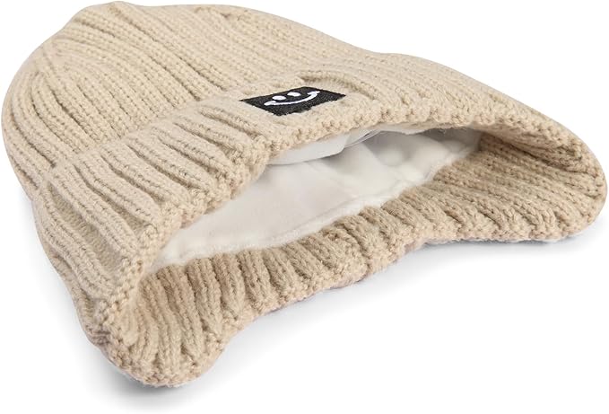 MaxNova Baby Winter Hat Toddler Beanie Hat Earflap Knit Cap for Boys Girls 0-8 Years