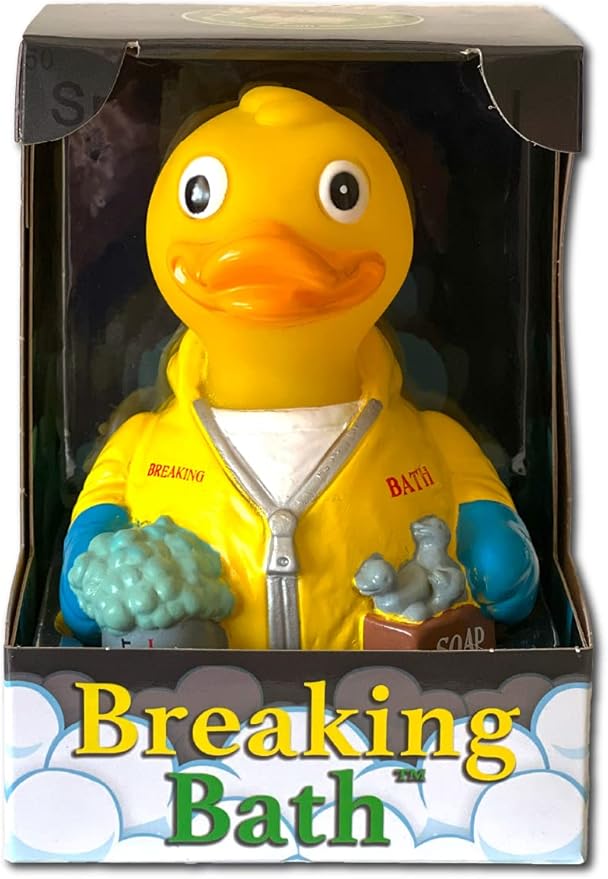 CelebriDucks - Breaking Bath - Floating Rubber Ducks - Collectible Bath Toy Gift for Kids & Adults of All Ages