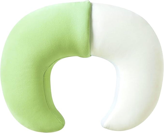 Nursing Pillow, Plus Size Breastfeeding Pillow Original Support for Baby Boys Girls Breastfeeding Essentials, with Removable Soft Cotton Cover (Light Green, Large (25.59*20.08*6.30 Inches))