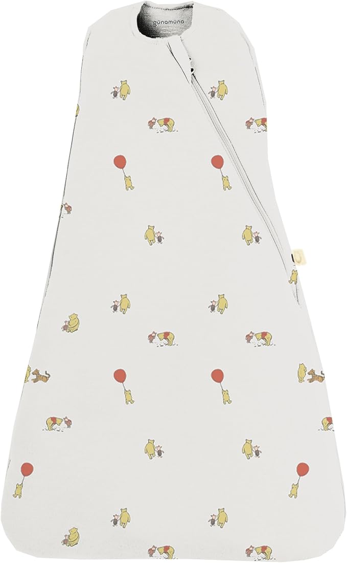 GUNAMUNA Swaddle Wrap for Newborns – Arms In or Out, Easy Diaper Changes with WONDERZiP, Soft Sleep Sack, 2.5 TOG
