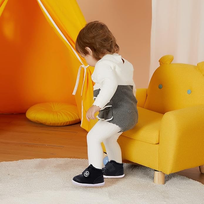 BMCiTYBM Baby Boy Girl Snow Boots Waterproof Winter Warm Booties Nonslip Lightweight Outdoor Shoes for First Walkers 6 9 12 18 24 Months(Infant/Toddler)