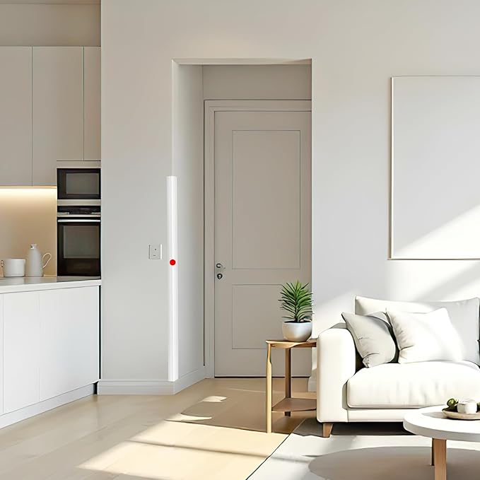 2PCS Wall Corner Protectors Guards - Self Adhesive Corner Protector & Corner Guards for Walls Edge Protection, Easy to Apply - No Tools Needed(Pure White, 47.24"x1.18")