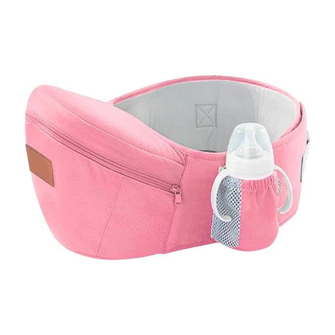 Baby Hip Carrier,Newborn to Toddler,3-in-1 Adjustable & Removable Baby Hip Carrier for 0-36 Months (9609, Pink)