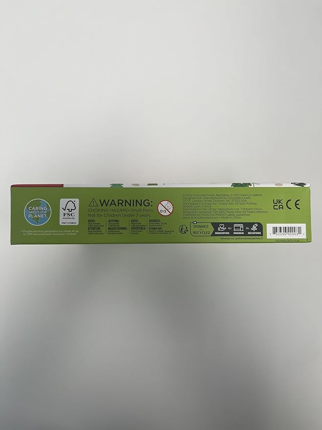 Crocodile Creek 100-Piece Jigsaw Floor Puzzle, Large 17" x 12" Completed Size, Designed for Kids Ages 5 Years and up, Santa's Visit