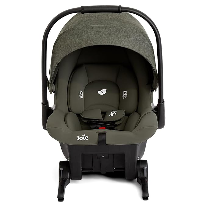 Joie Baby, Ginger LX 4-in1 Stroller + Joie Baby Mint Latch Car Seat (Evergreen)