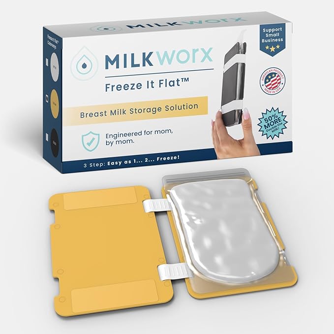Freeze It Flat Breast Milk Storage Bag Freezer Organizer - Space-Saving Freezer System for Breastmilk Storage Bags - Breast Pump Accessories - Breast Milk Freezer Organizer Made in The USA