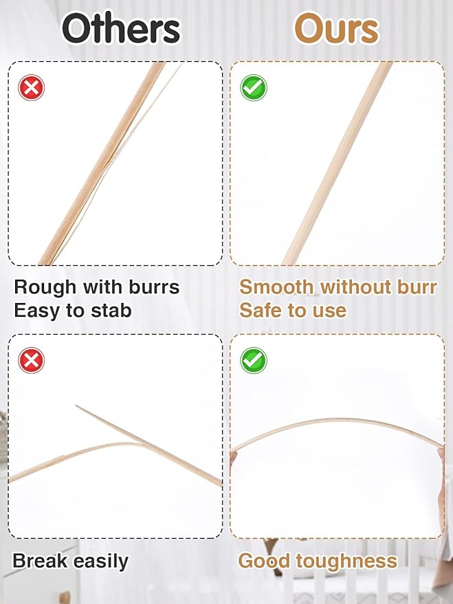 25 PCS Square Dowel Rods Wood Sticks Wooden Dowel Rods - 1 x 12 Inch Unfinished Bamboo Sticks - for Crafts,Home Decor, Model Making and DIYers