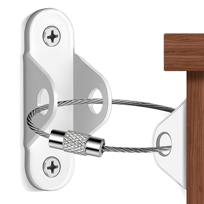 Furniture Anchors Straps for Baby Proofing, Furniture Straps Anti Tip Furniture Anchor Securing 60lbs Keep Baby Pet Safety from Falling Furniture, Earthquake Straps for Child Safety（1Pack）