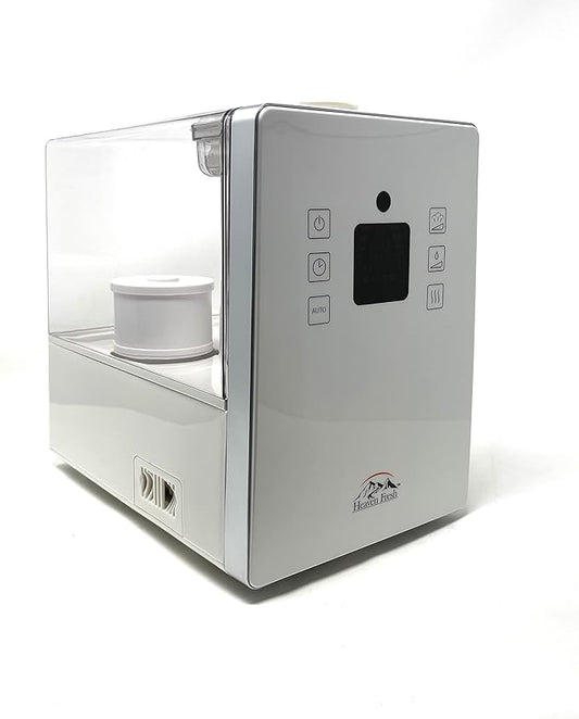 Heaven Fresh HF 710 Digital Ultrasonic Cool/Warm Mist Humidifier with Aroma Infusion (White)