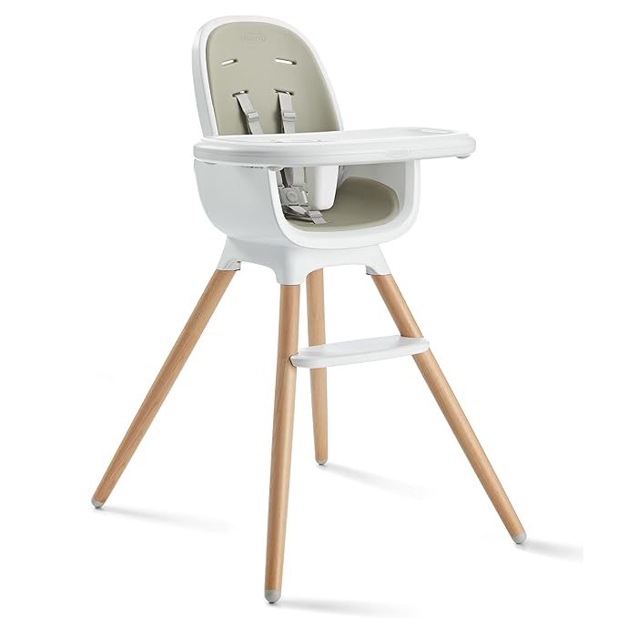 Graco Table2Table Lux Highchair, 6 Growing Stages from Infant High Chair to Big Kid Chair and Table, Rhodes